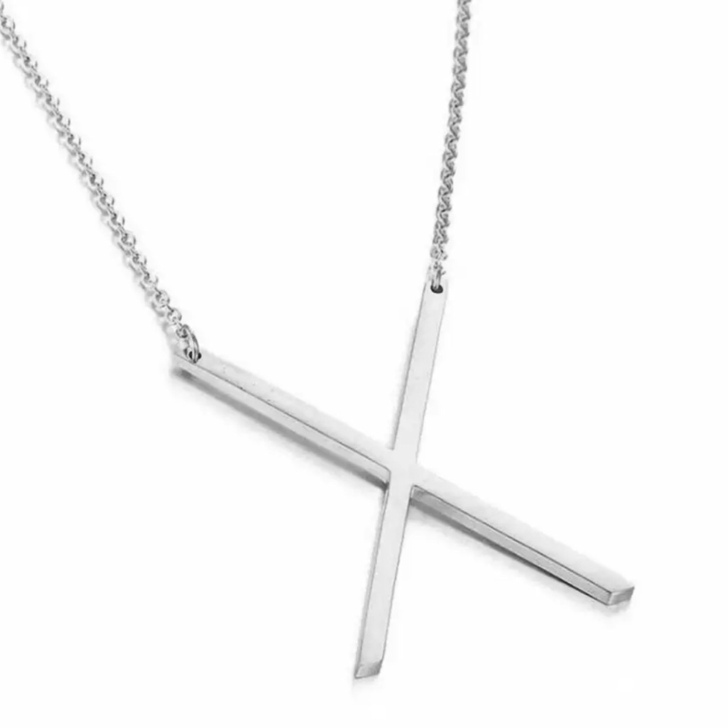 X Letter Adjustable 16” To 20” Long Necklace Nw